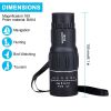 Adjustable Focus Monocular Telescope For Outdoor Navigation Hunting Bird Watching Super Foot Bowl Game Watching