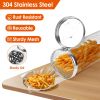 2Pack Rolling Grill Baskets BBQ Net Tubes Stainless Steel Barbecue Grill Grates with 2 Handles 2 Hooks Cleaning Brush for Vegetable Fish Meat Food Cam