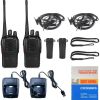 2pcs BAOFENG BF-888S Two Way Radio UHF Portable Walkie Talkies; Amateur Radio Handheld For Hiking Biking Camping