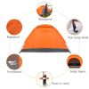 1-Person Waterproof Camping Dome Tent Automatic Pop Up Quick Shelter Outdoor Hiking Orange