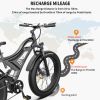 (Do Not Sell on Amazon) AOSTIRMOTOR 26" 750W Electric Bike Fat Tire 48V 15AH Removable Lithium Battery for Adults RT