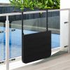 Folding Hanging Table with 3-Level Adjustable Height for Patio Balcony